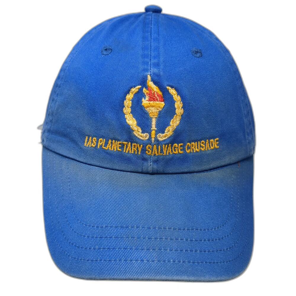 HYP Baseball Cap Blue One Size IAS Planetary Salvage Crusade Torch Hat Strapback